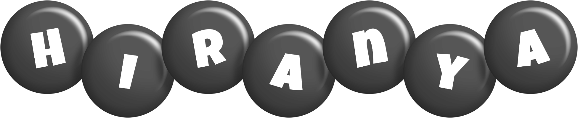 Hiranya candy-black logo
