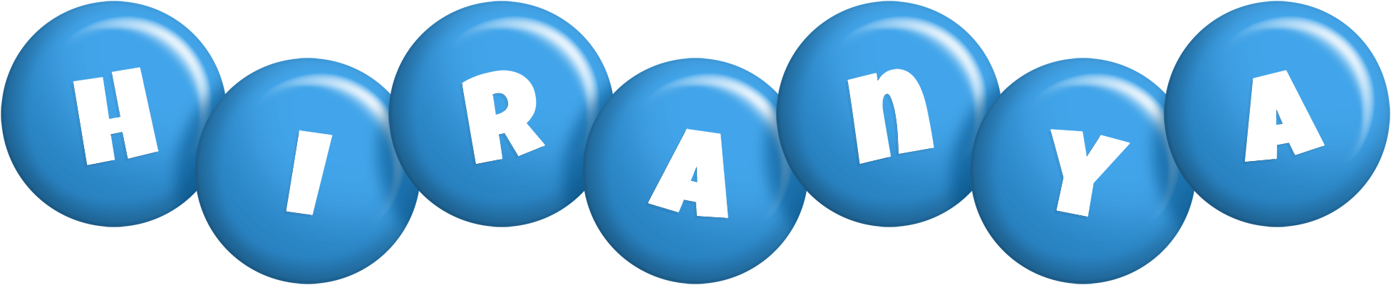 Hiranya candy-blue logo
