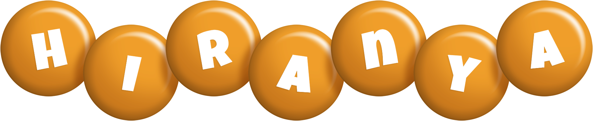 Hiranya candy-orange logo