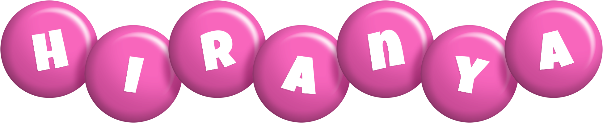Hiranya candy-pink logo
