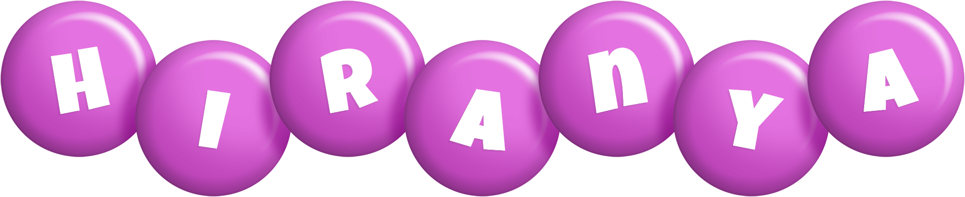 Hiranya candy-purple logo