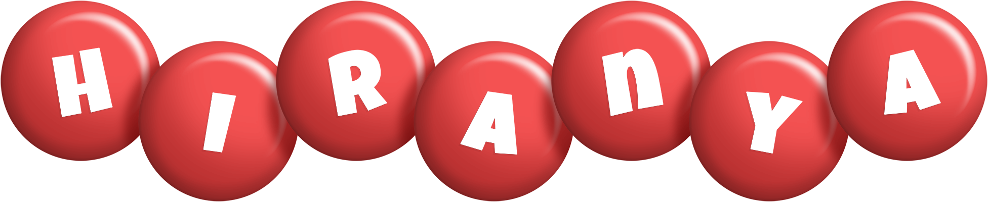 Hiranya candy-red logo