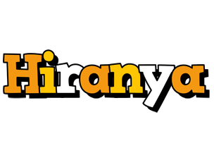 Hiranya cartoon logo