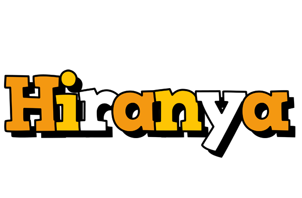 Hiranya cartoon logo