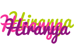 Hiranya flowers logo