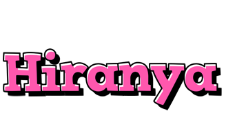 Hiranya girlish logo