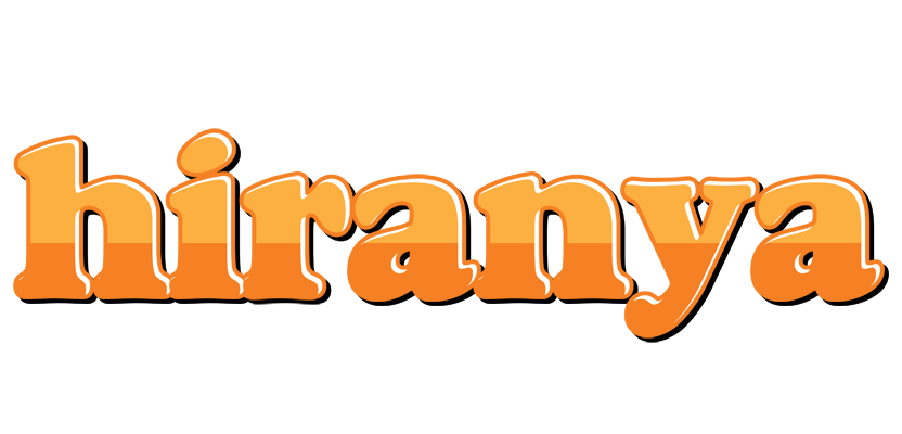 Hiranya orange logo
