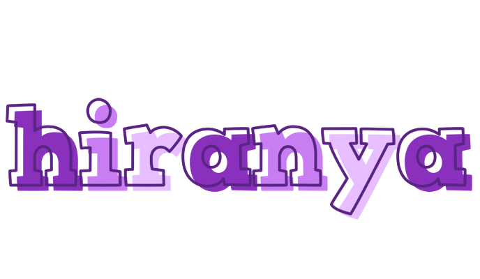 Hiranya sensual logo