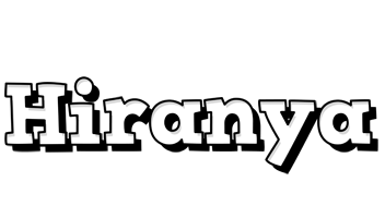 Hiranya snowing logo