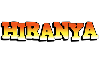 Hiranya sunset logo