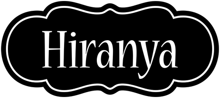 Hiranya welcome logo