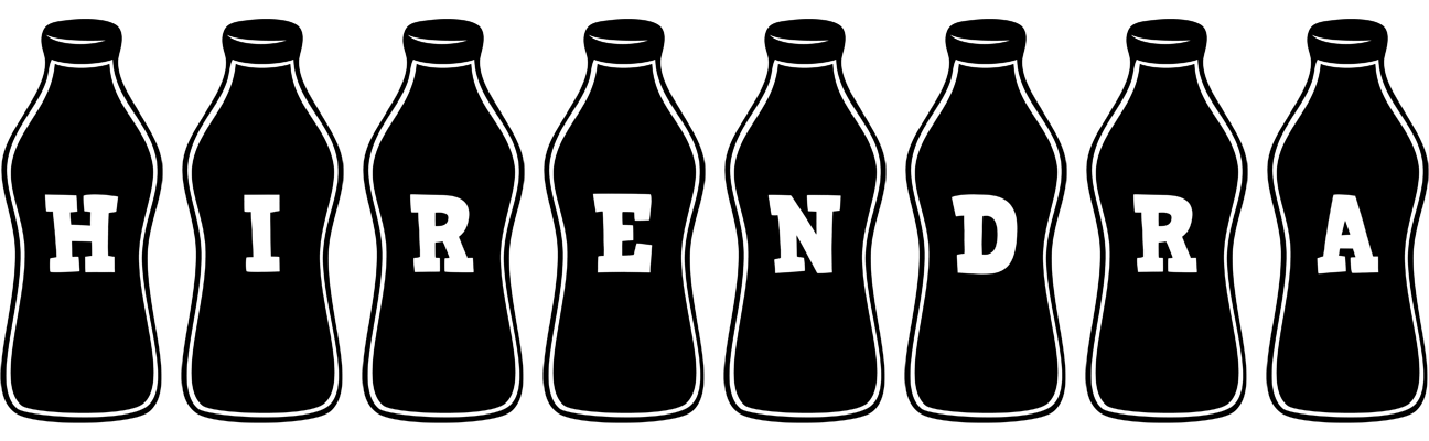 Hirendra bottle logo