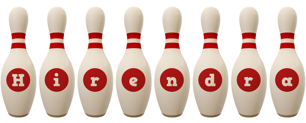 Hirendra bowling-pin logo