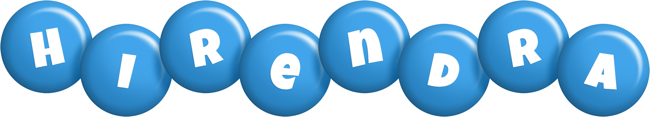 Hirendra candy-blue logo