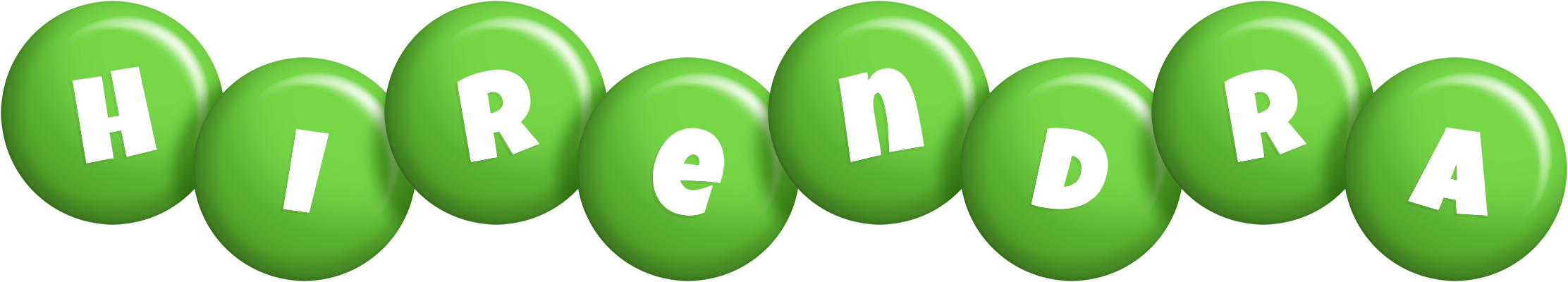 Hirendra candy-green logo