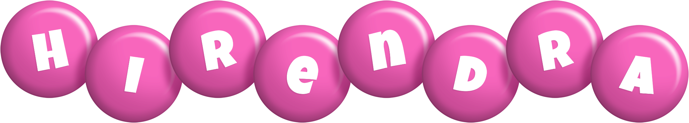 Hirendra candy-pink logo