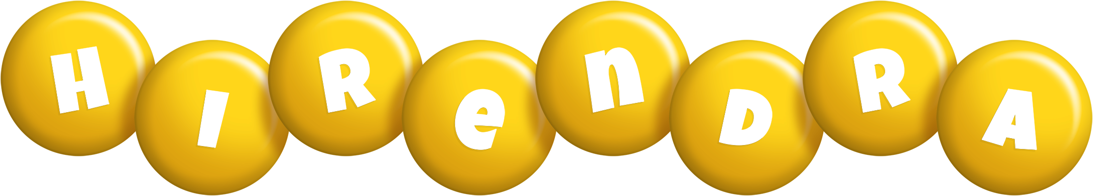 Hirendra candy-yellow logo