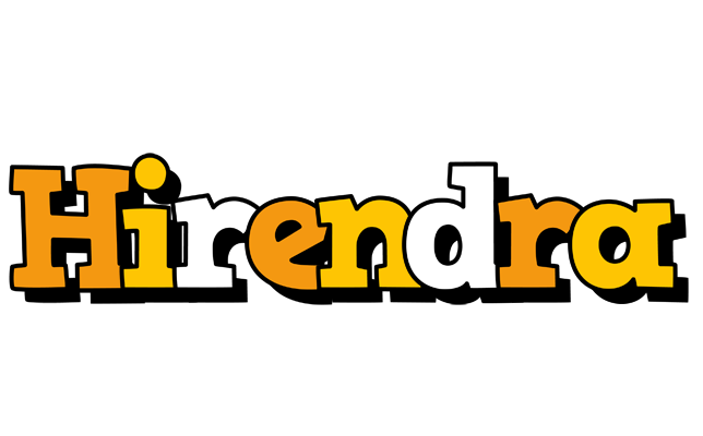 Hirendra cartoon logo