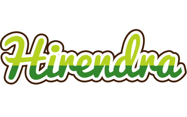Hirendra golfing logo
