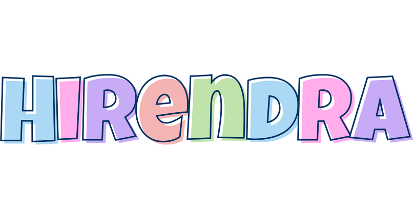Hirendra pastel logo