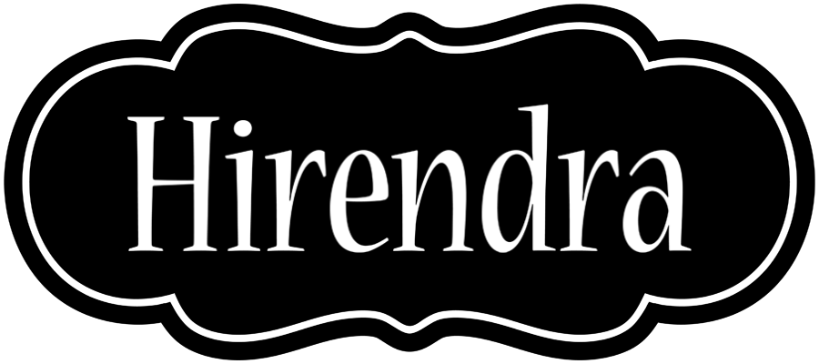 Hirendra welcome logo