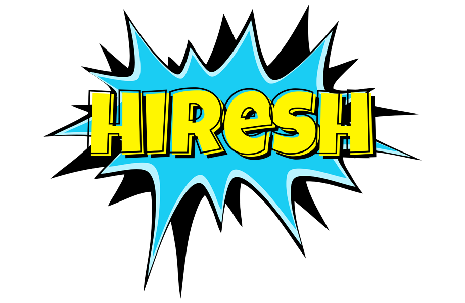 Hiresh amazing logo