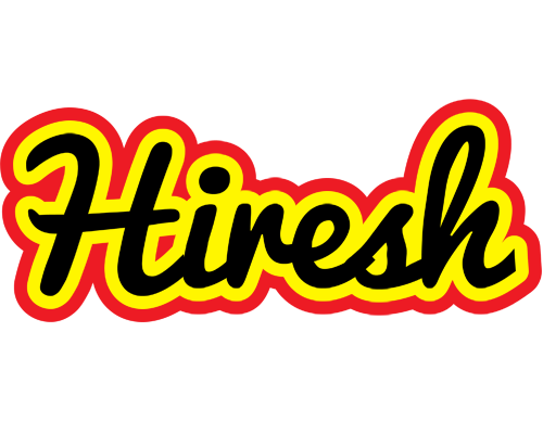 Hiresh flaming logo