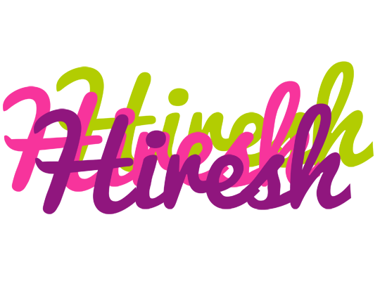 Hiresh flowers logo