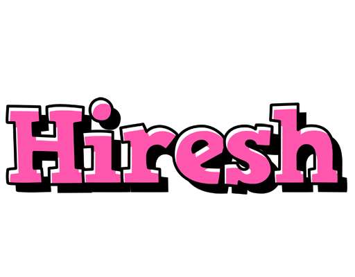 Hiresh girlish logo