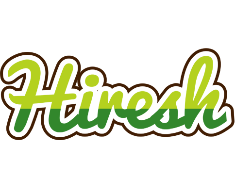 Hiresh golfing logo