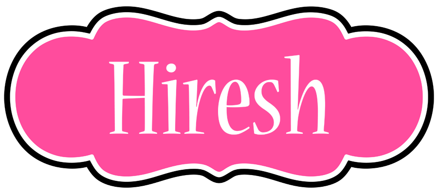 Hiresh invitation logo