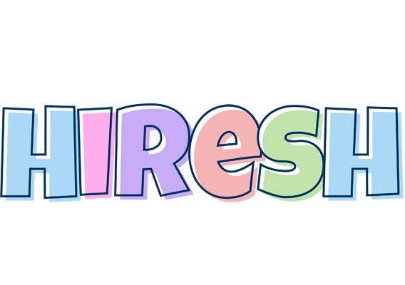 Hiresh pastel logo