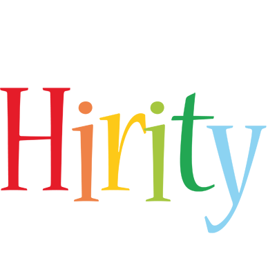 Hirity birthday logo