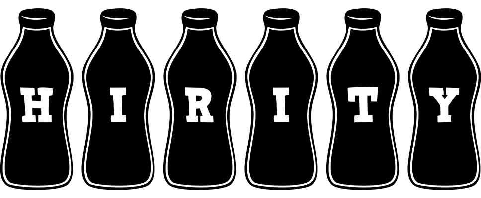 Hirity bottle logo