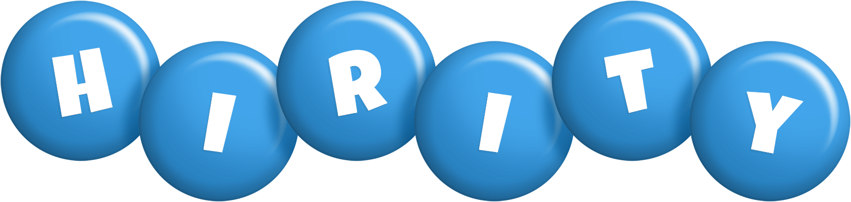 Hirity candy-blue logo