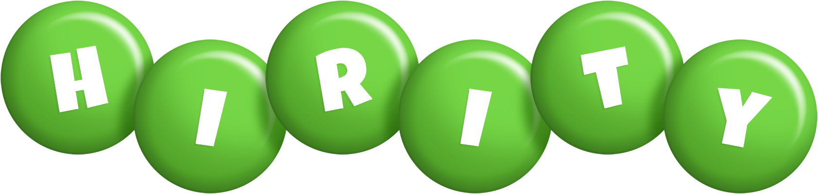 Hirity candy-green logo
