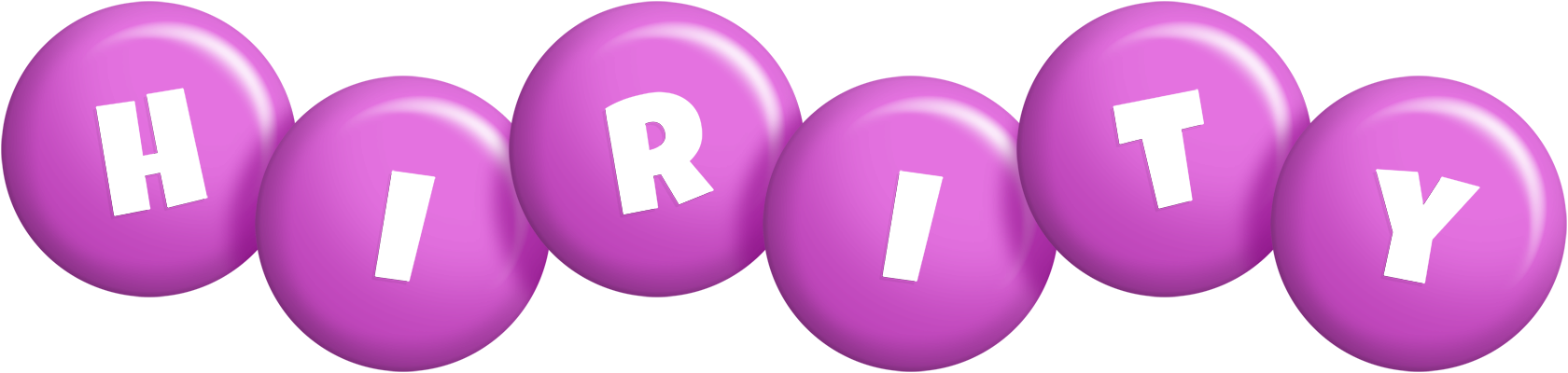 Hirity candy-purple logo