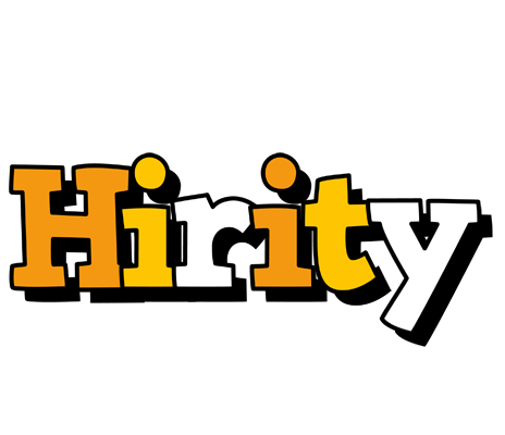 Hirity cartoon logo