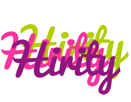 Hirity flowers logo