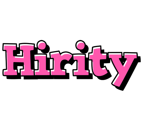 Hirity girlish logo