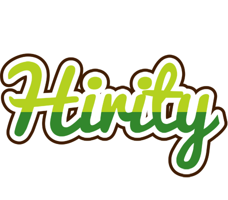 Hirity golfing logo