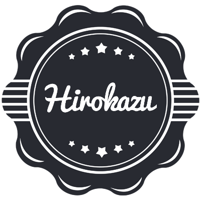 Hirokazu badge logo