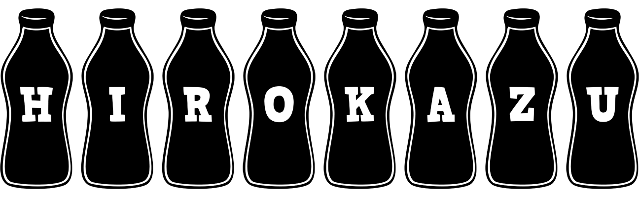 Hirokazu bottle logo