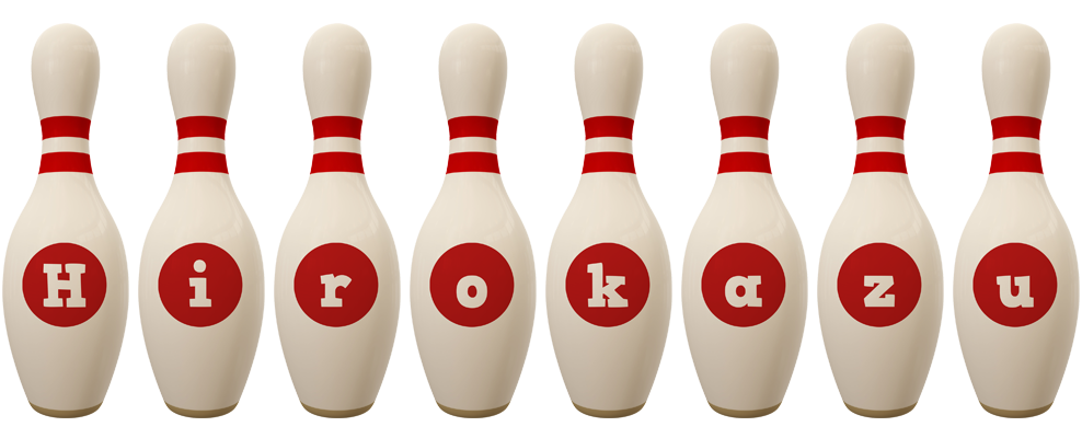 Hirokazu bowling-pin logo