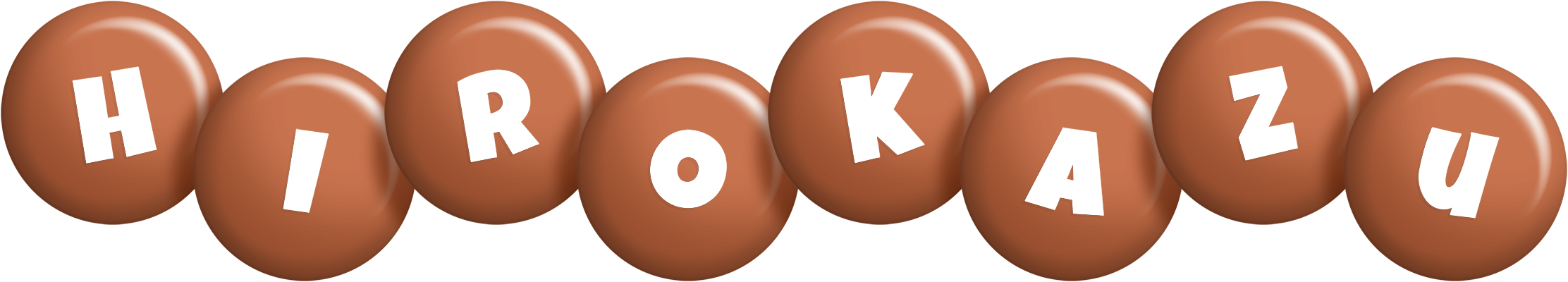 Hirokazu candy-brown logo