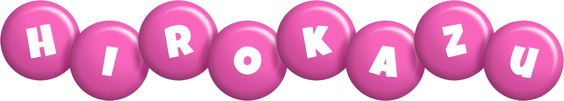 Hirokazu candy-pink logo