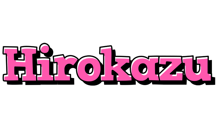 Hirokazu girlish logo