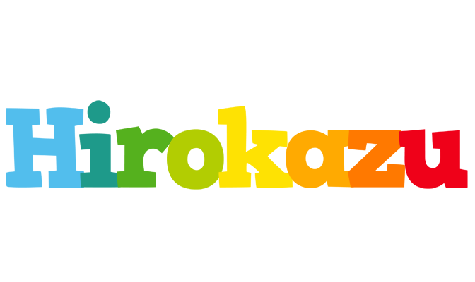 Hirokazu rainbows logo