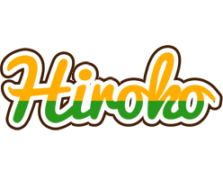 Hiroko banana logo