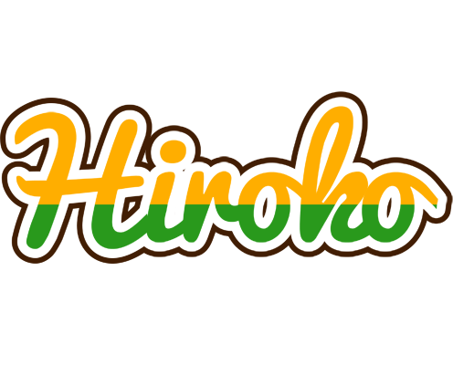 Hiroko banana logo